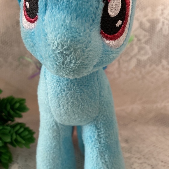 Hasbro My Little Pony Rainbow Dash Cuddly Plush 8" Good condition/pre-owned item - Picture 6 of 7